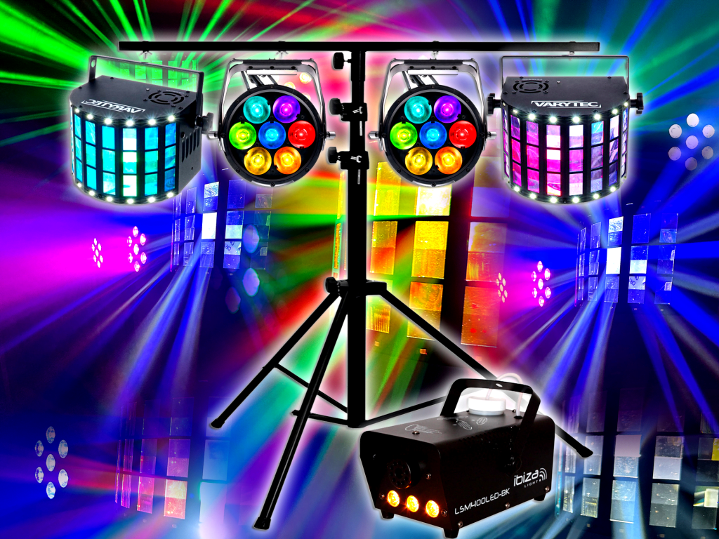 sviesos efektu komplektas nr4, apšvietimo komplektas, vakareliu sviesos komplektas